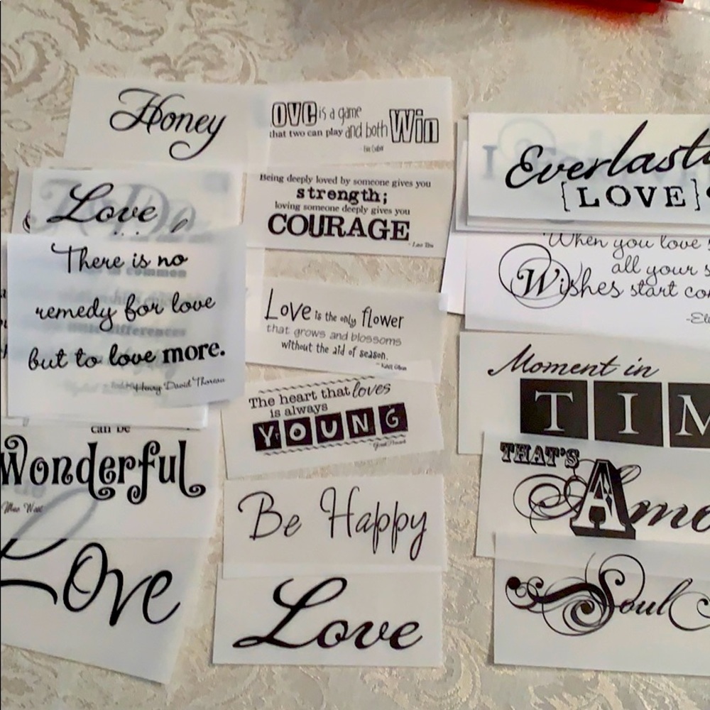 Creative Memories Vellum 💕 Titles